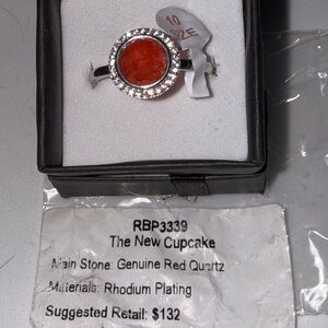 The New Cupcake Red Quartz Ring